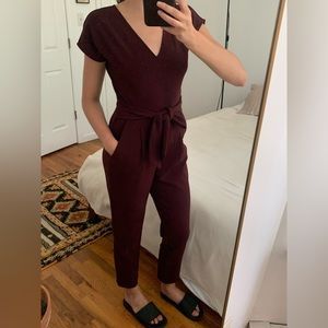 Purple jumpsuit